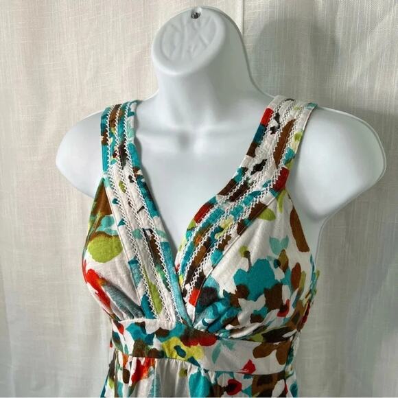 Tommy Bahama Macapa Floral Short Vacation Dress Size Extra Small - Picture 3 of 6